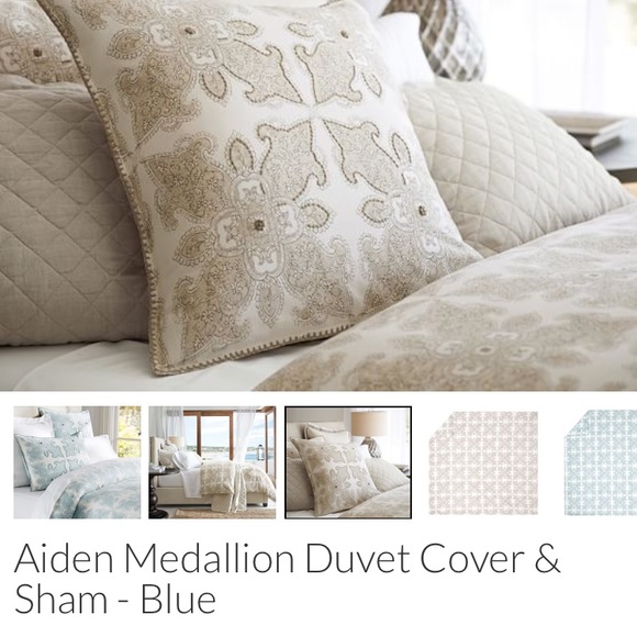 Pottery Barn Quilt and Euro Shams - Picture 2 of 2